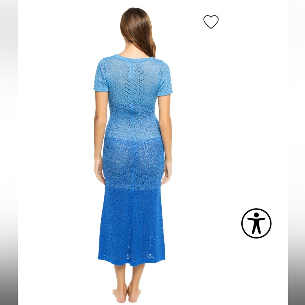 Capittana blue maxi dress swim cover-up - Picture 2 of 2